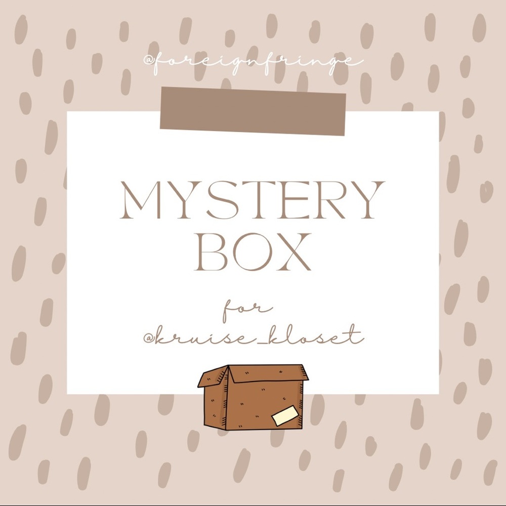 MYSTERY BOX FOR @KRUISE_KLOSET